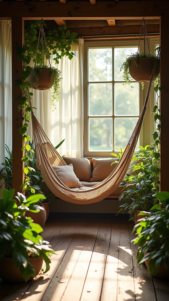 cozy hammock garden retreat