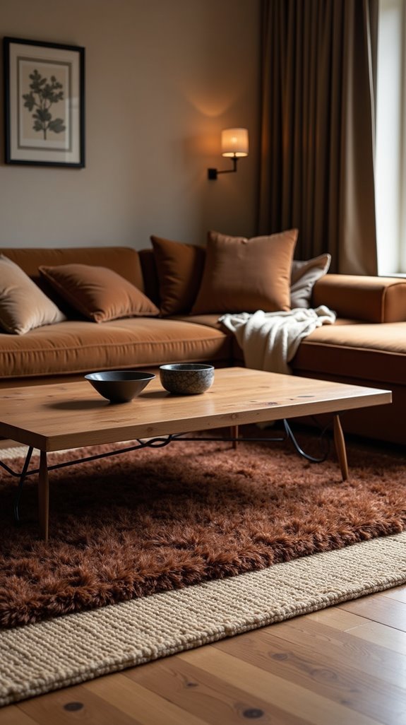 cozy layered rugs comfort