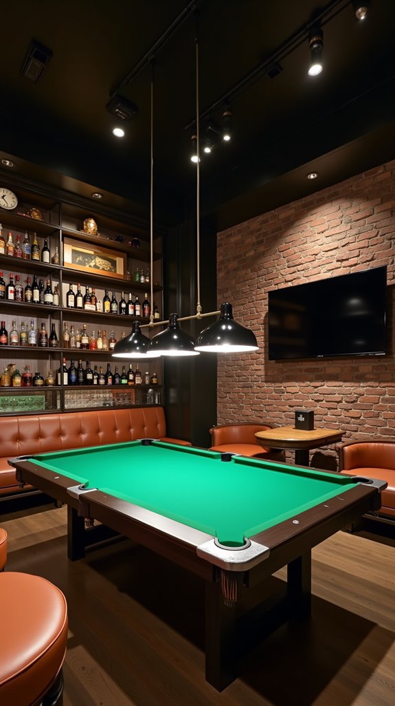 cozy lounge sports viewing