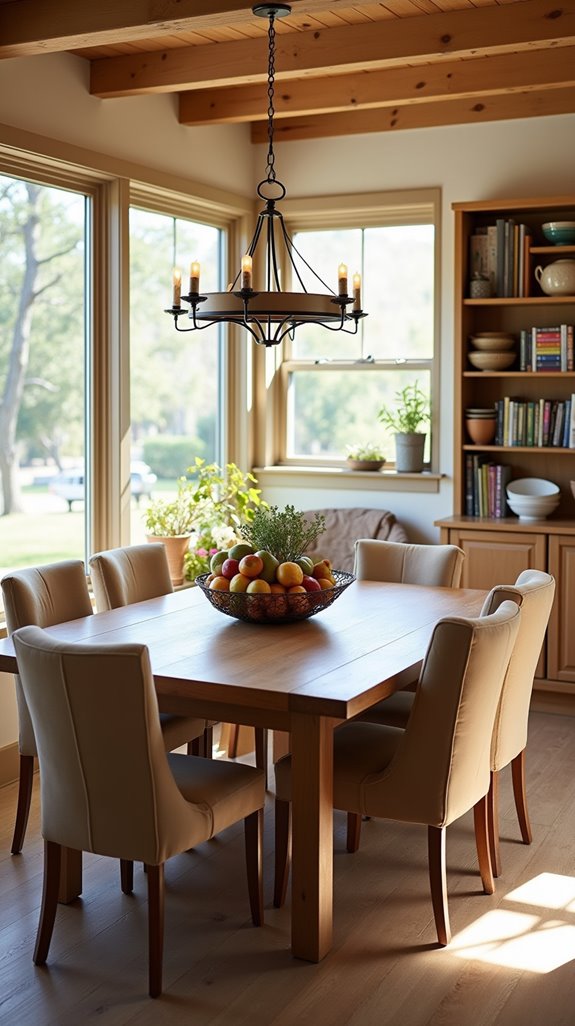 cozy meaningful family dining