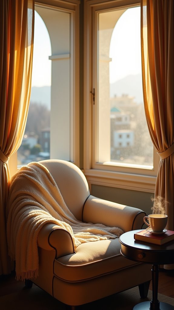 cozy nook with inviting ambiance