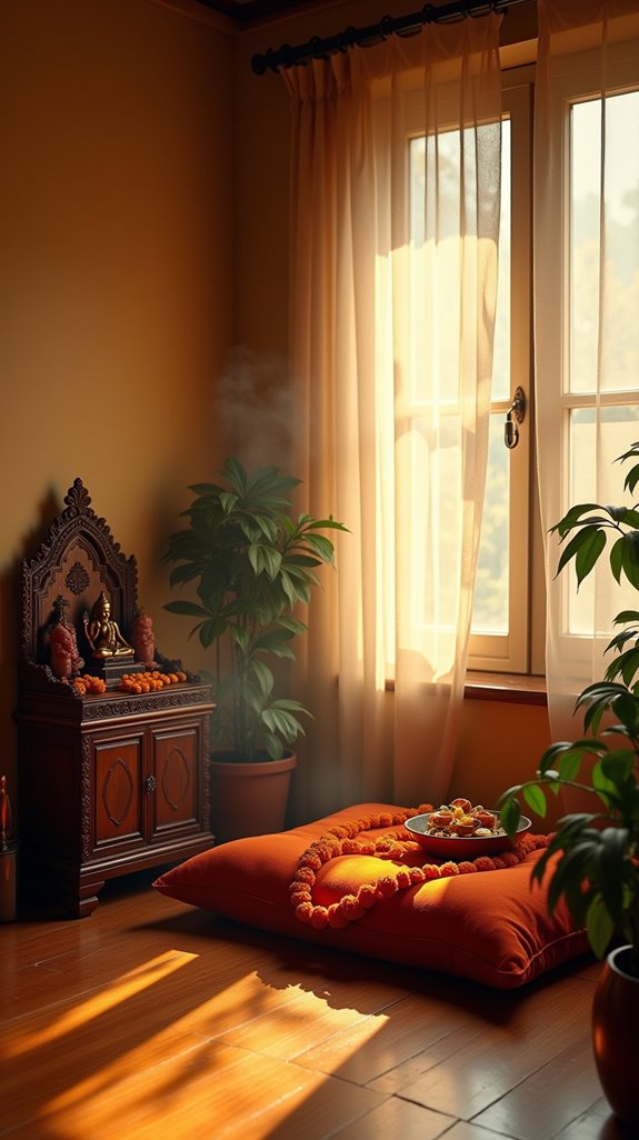 cozy nook with soft lighting