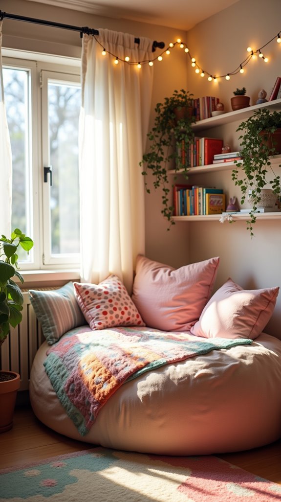 cozy reading corner retreat