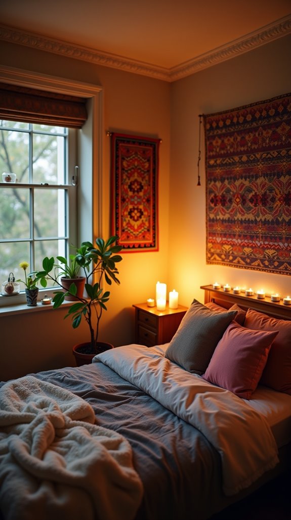 cozy sanctuary with scents