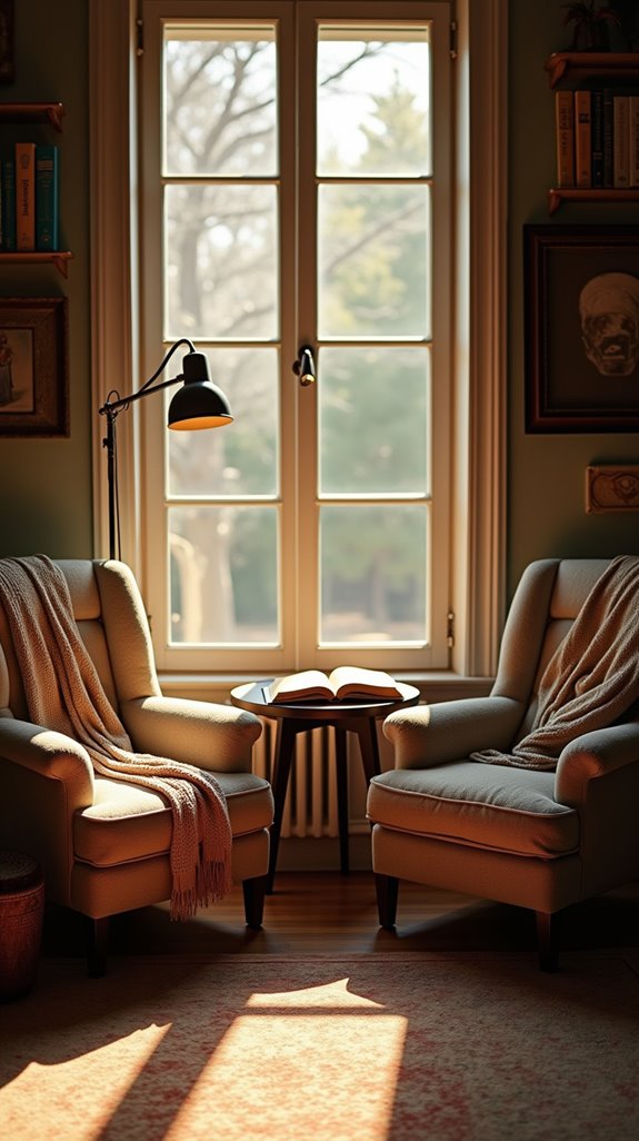 cozy warm reading lighting