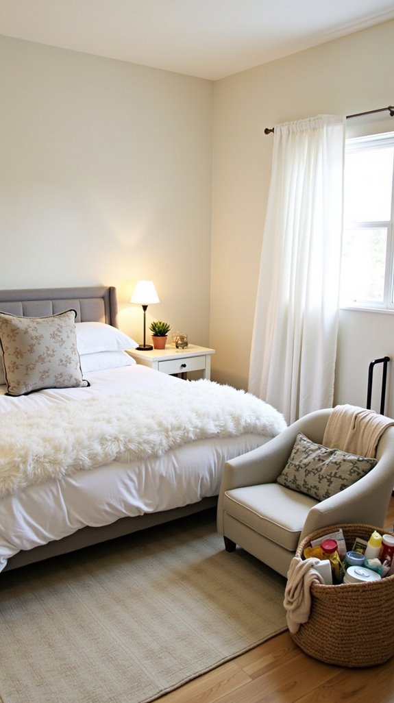 cozy welcoming guest room essentials