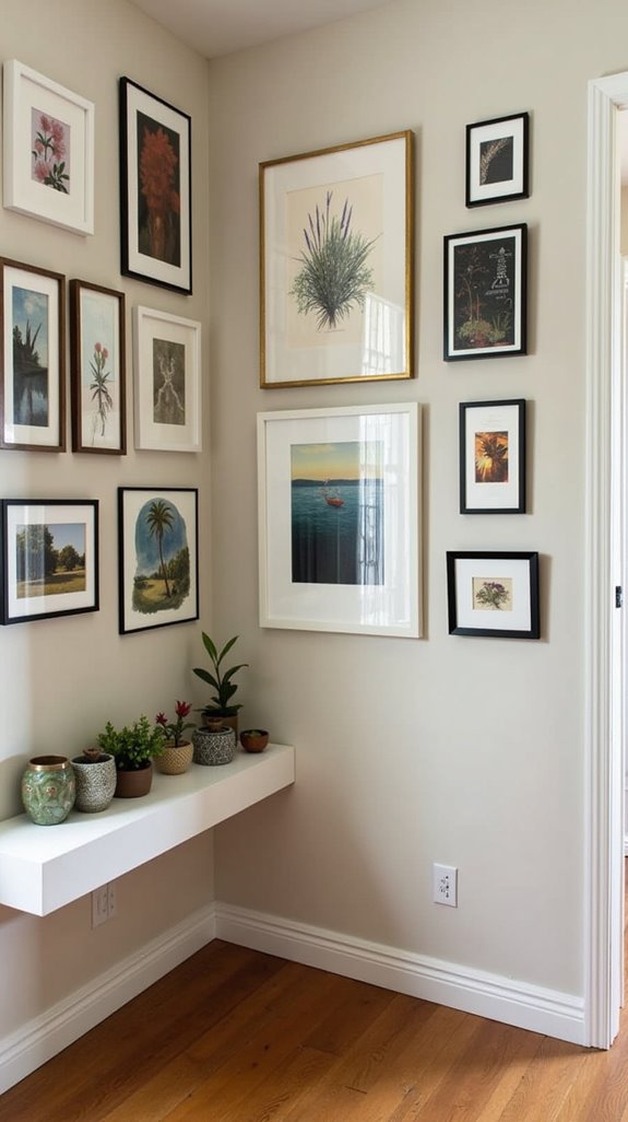 creative corner gallery display