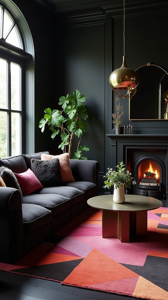 creative rugs define spaces