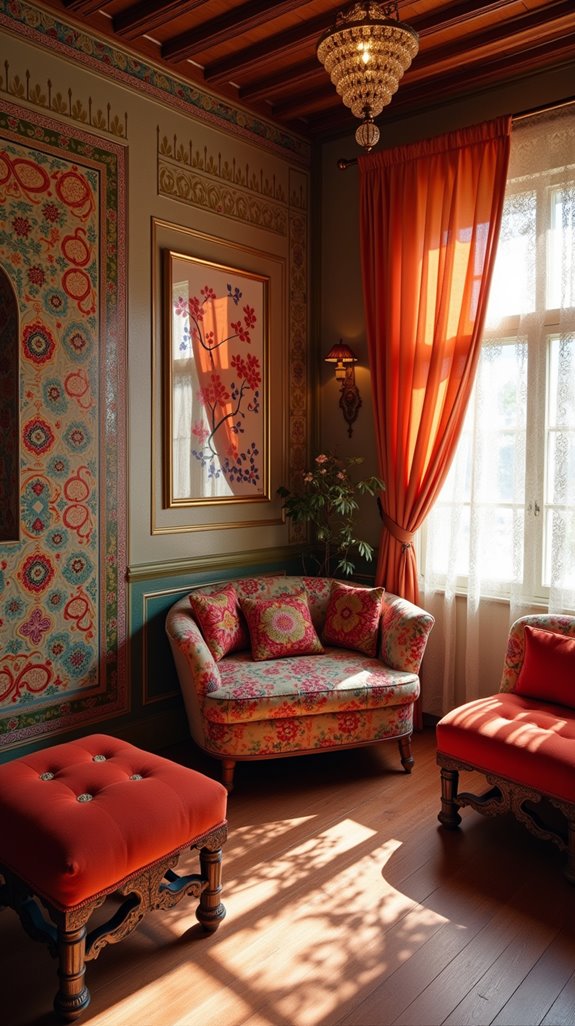 cultural inspired salon decor ideas