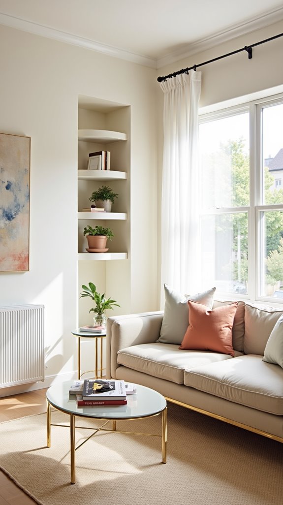 curate serene minimalist decor