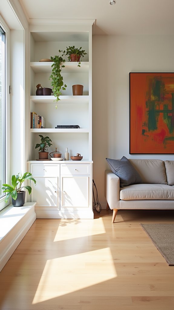 custom shelving for organization