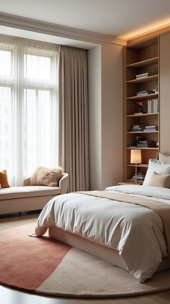 define spaces with rugs