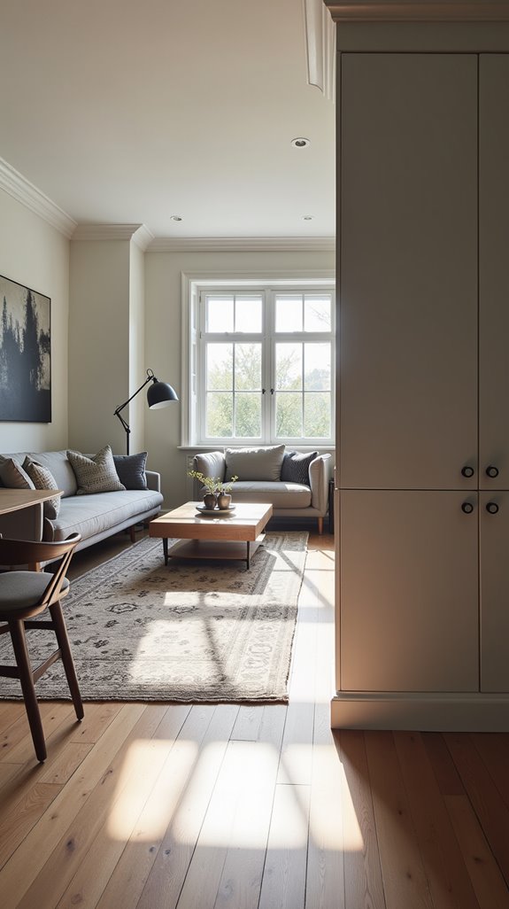 define spaces with rugs