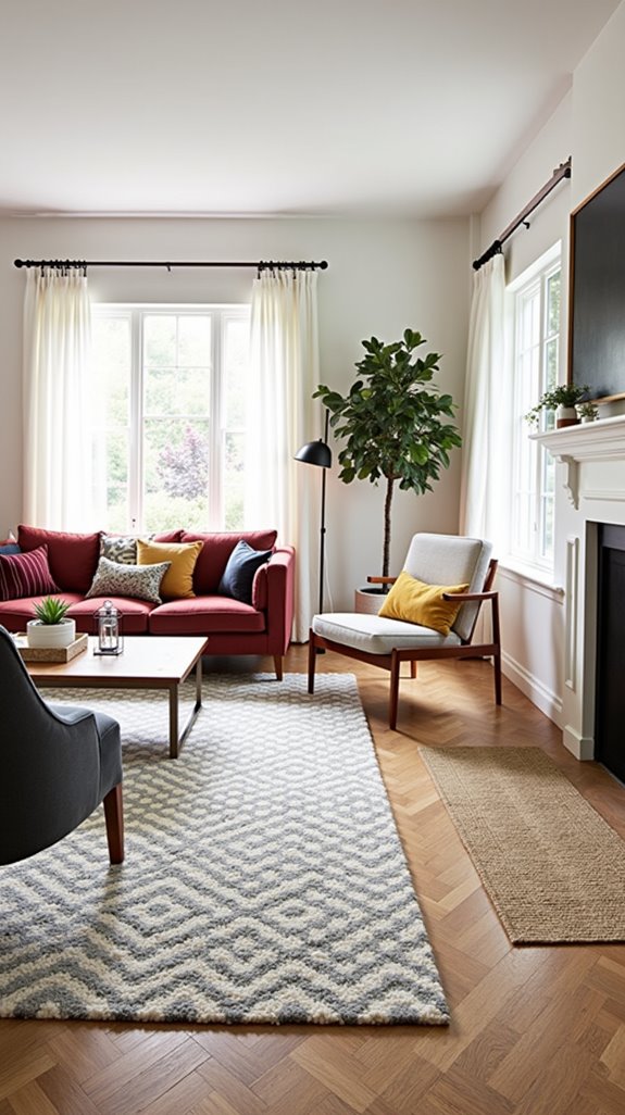 define zones with rugs