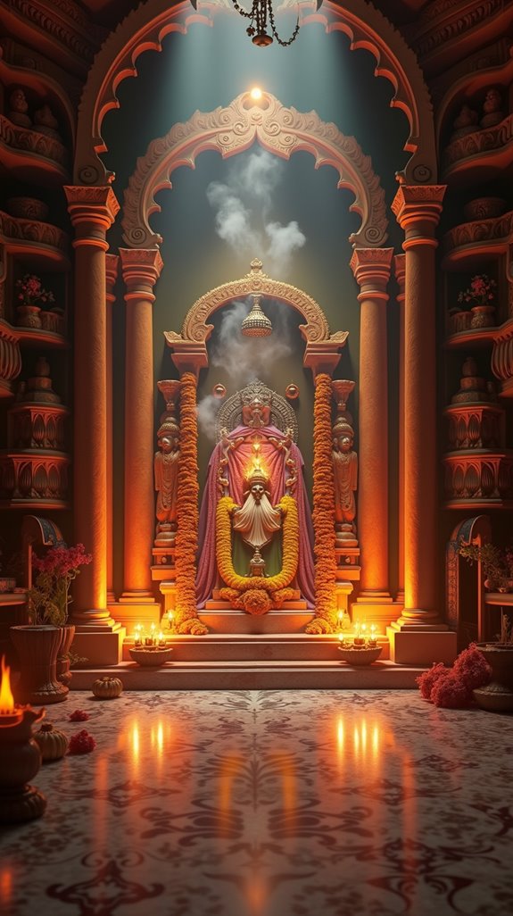 elegant altars for deities