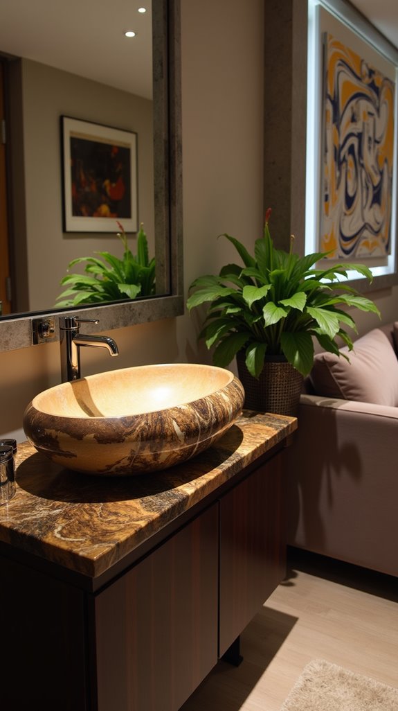 elegant vessel wash basins