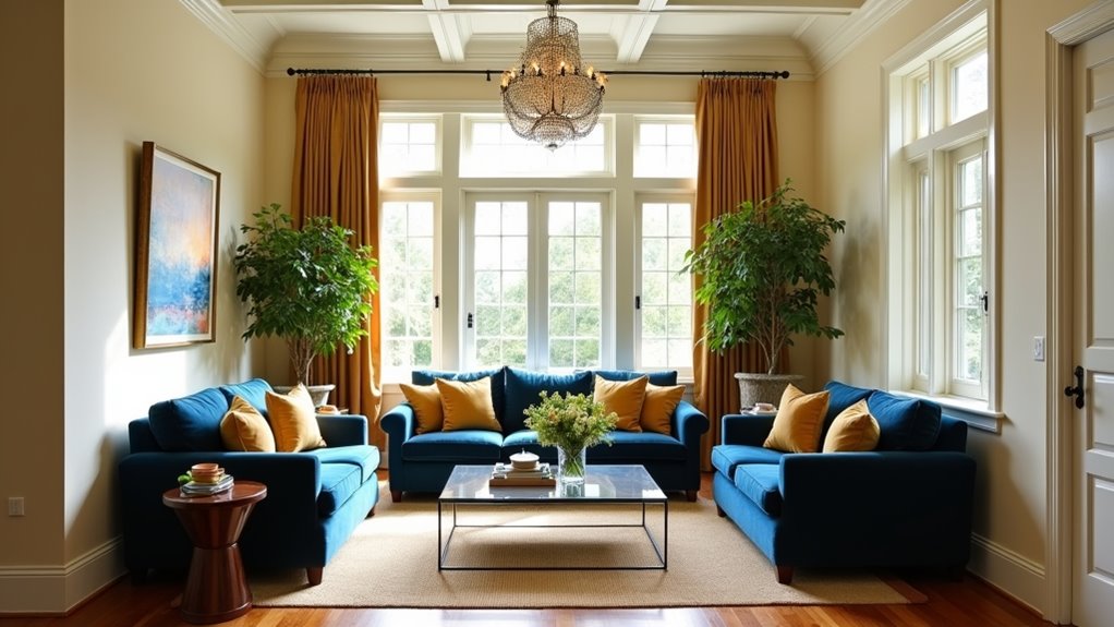 elegant yet inviting spaces