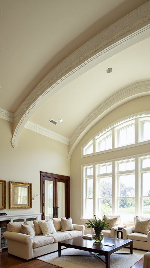 elevate spaces with crown moulding