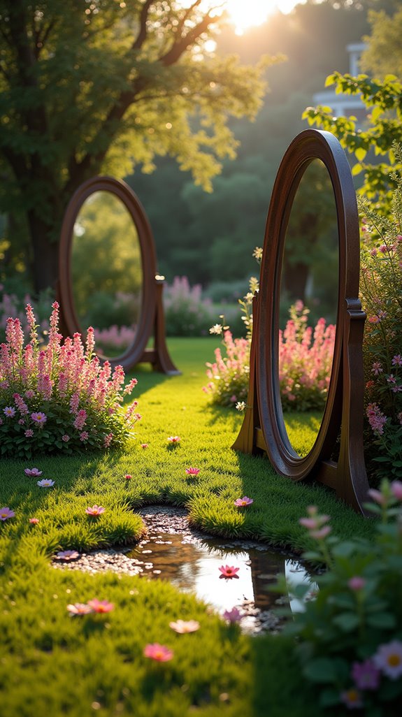 enchanting outdoor mirror reflections