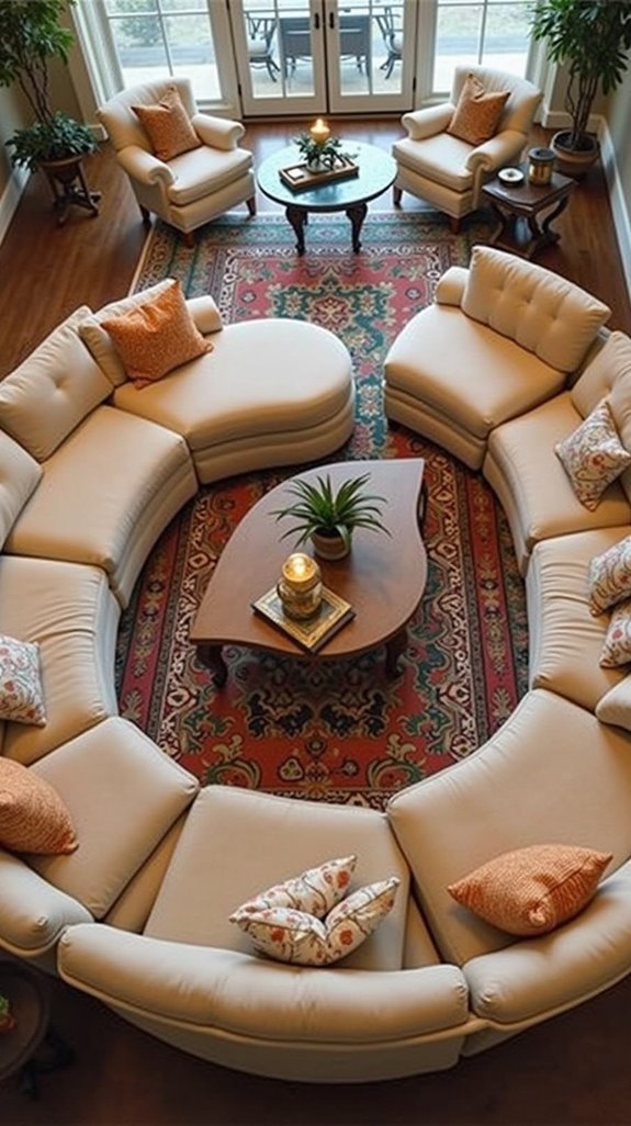 engaging conversation through seating