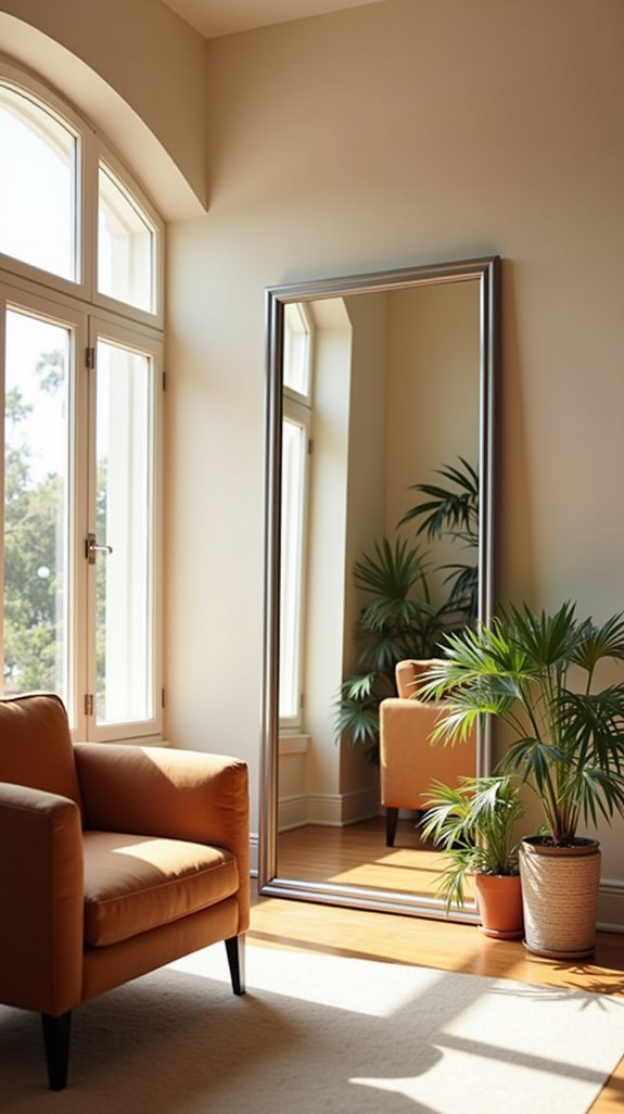 enhance light with mirrors