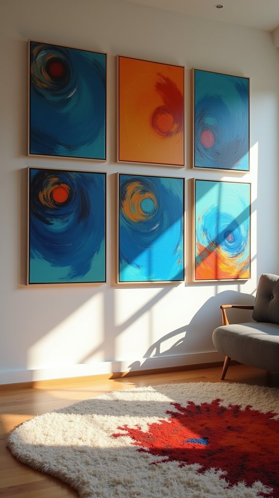 expressive abstract art selection