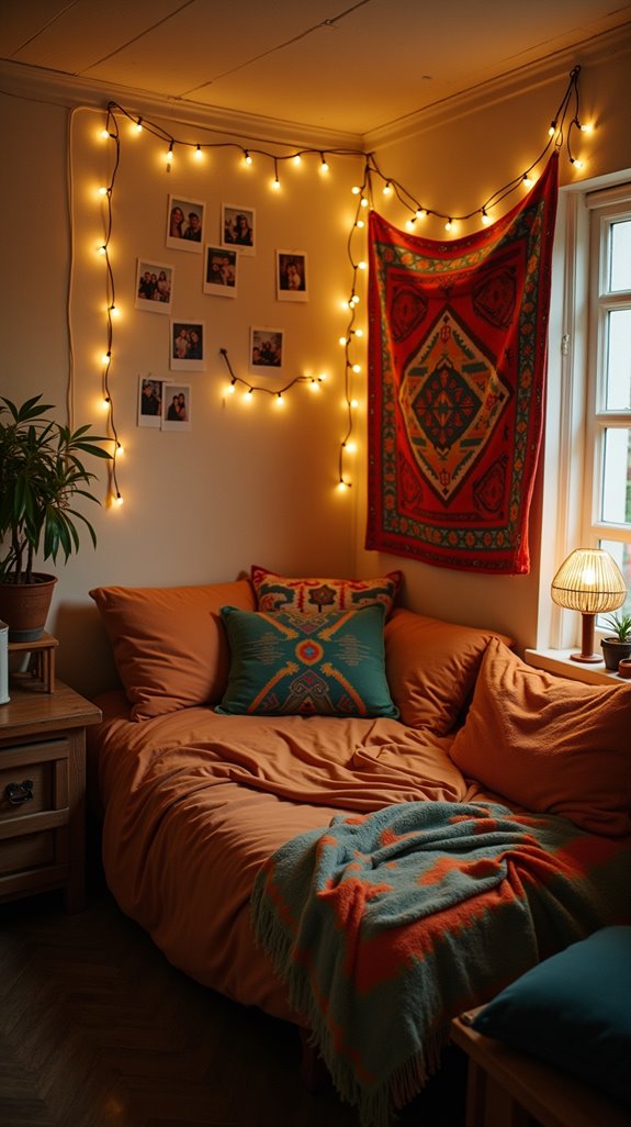 fairy lights create ambiance