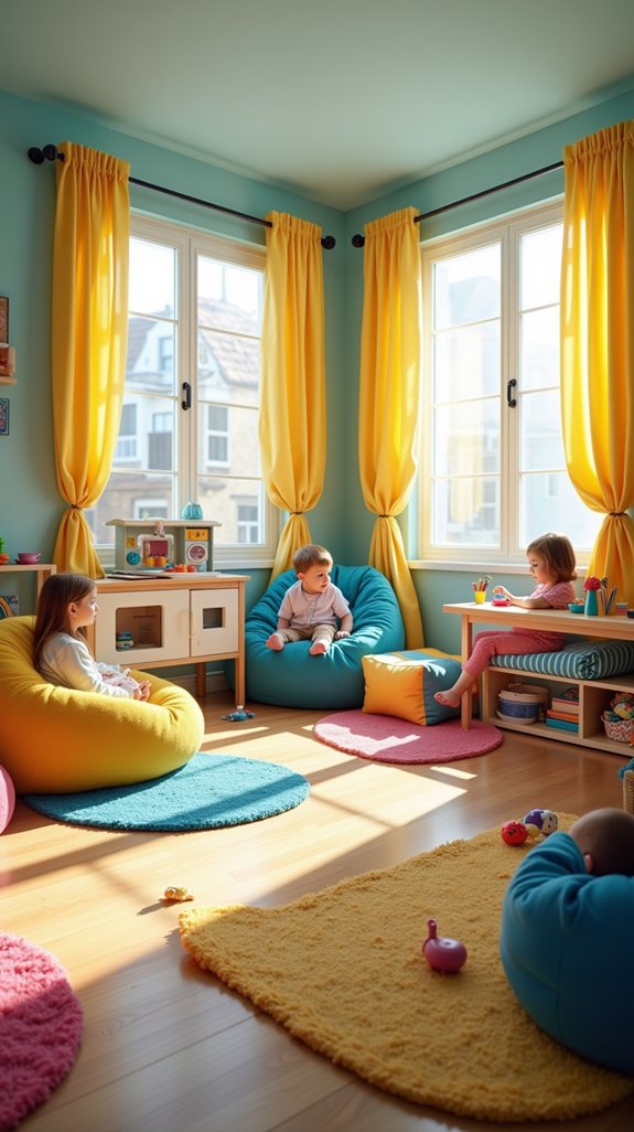 family bonding in multipurpose rooms