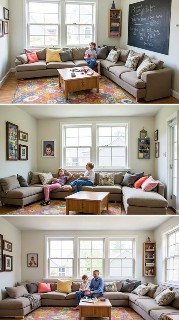 flexible family friendly layouts