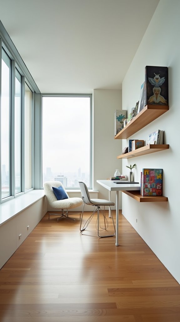 floating furniture visual flow