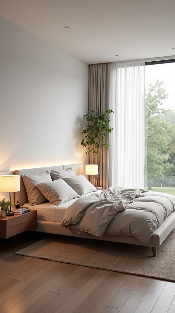 floating nightstands for minimalism