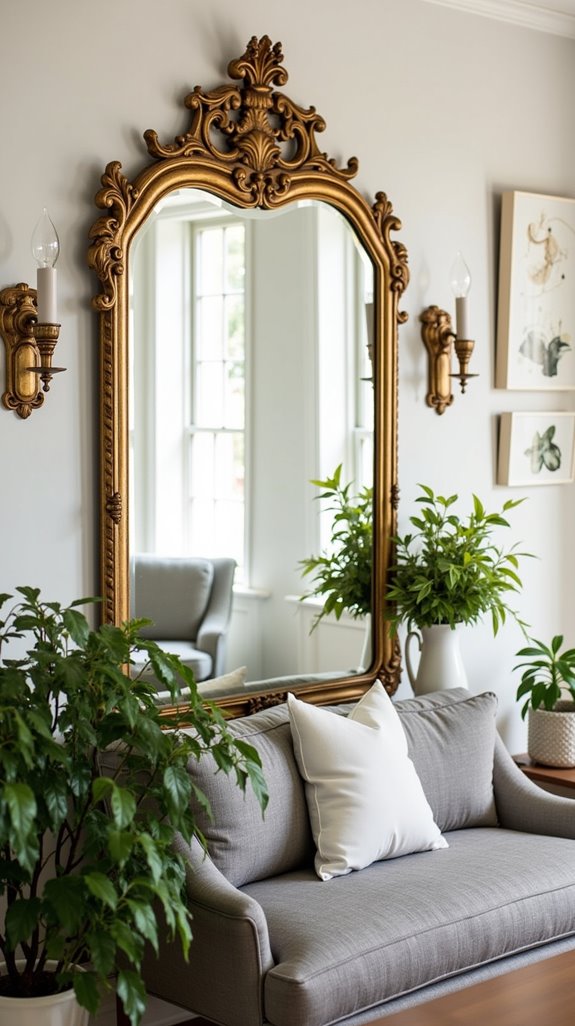 functional mirror wall art