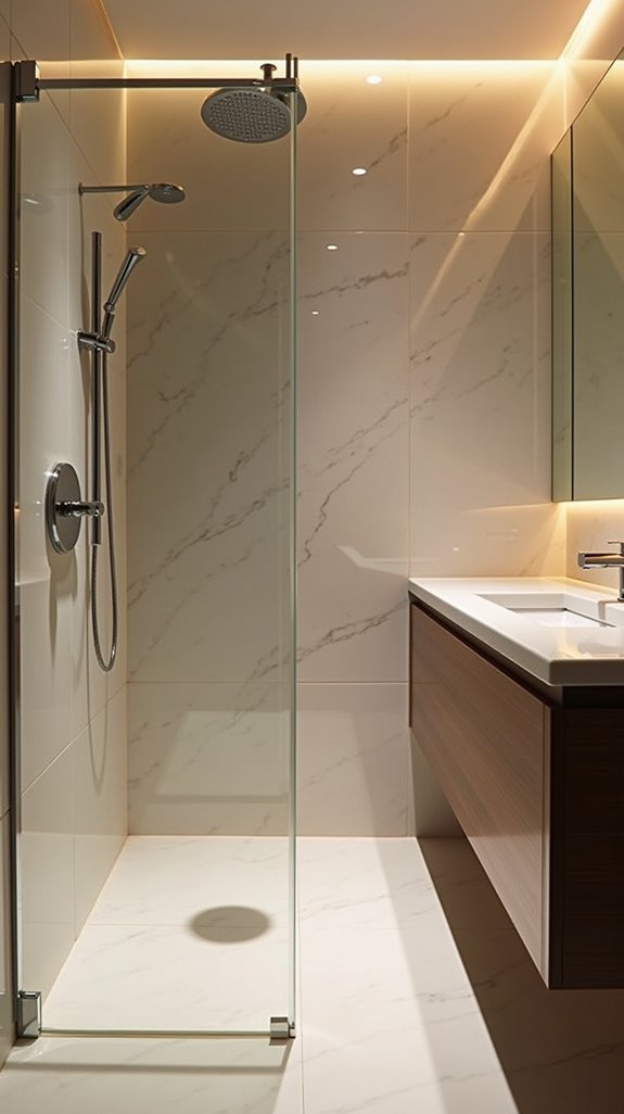 glossy finishes enhance brightness