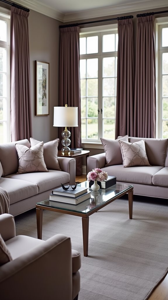 grayish mauve for refined serenity