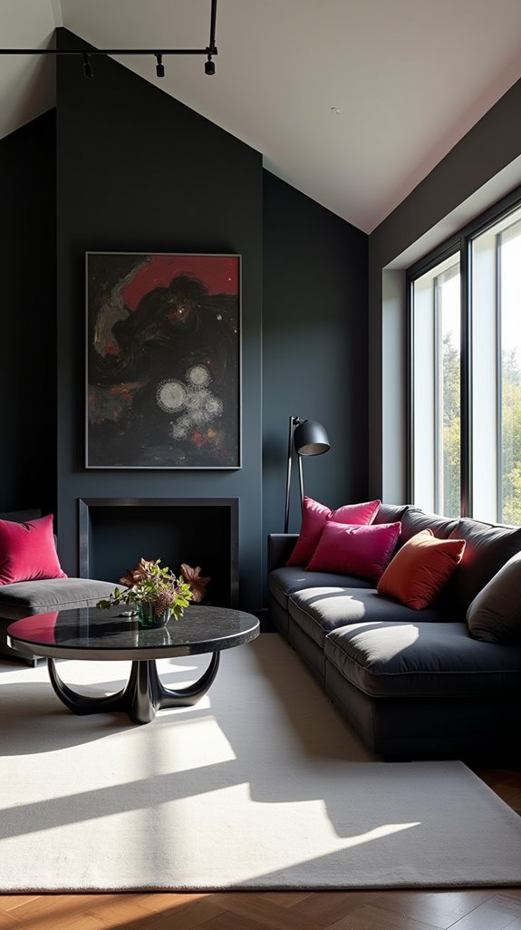 highlighting architecture with black