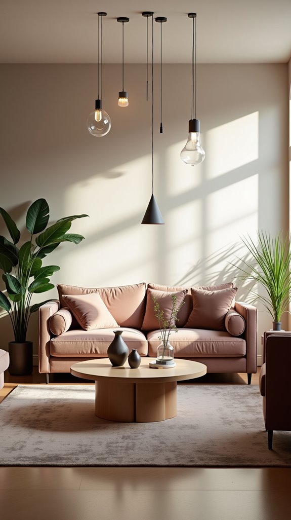 ikea chic living room lighting