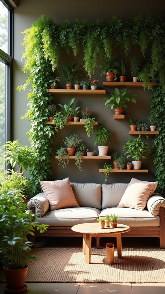 indoor vertical garden benefits