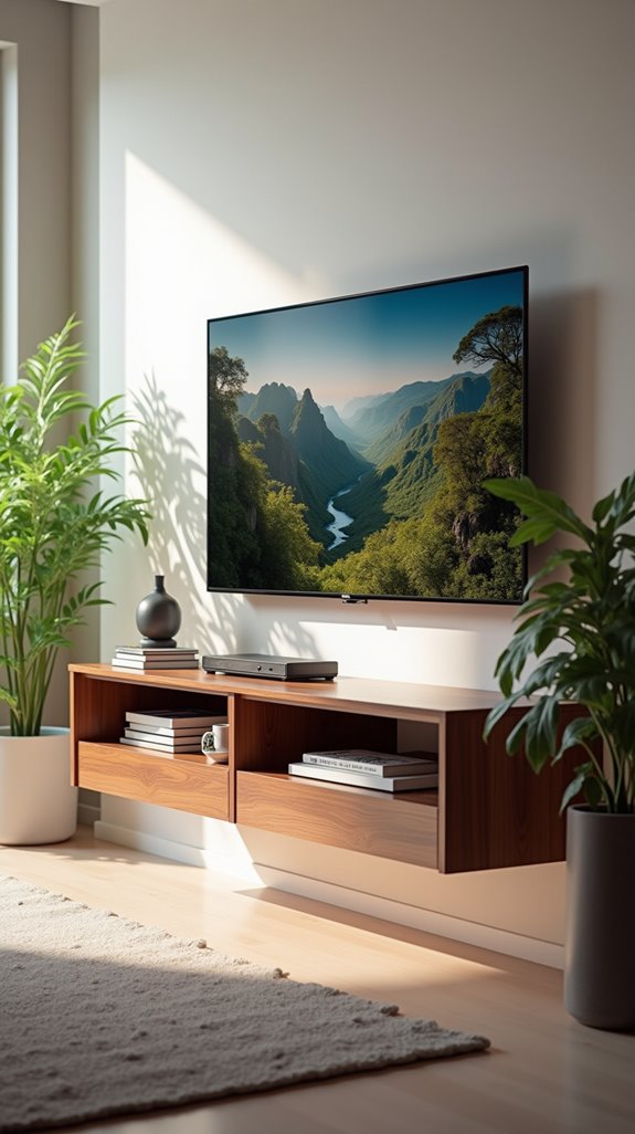 innovative wall mounted tv stands