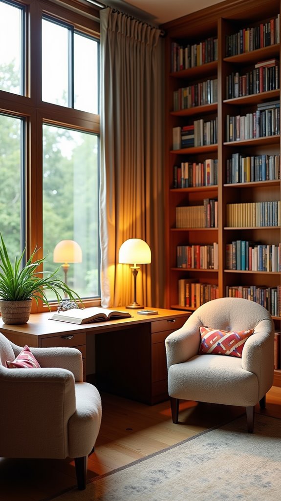 inspiring organized study space