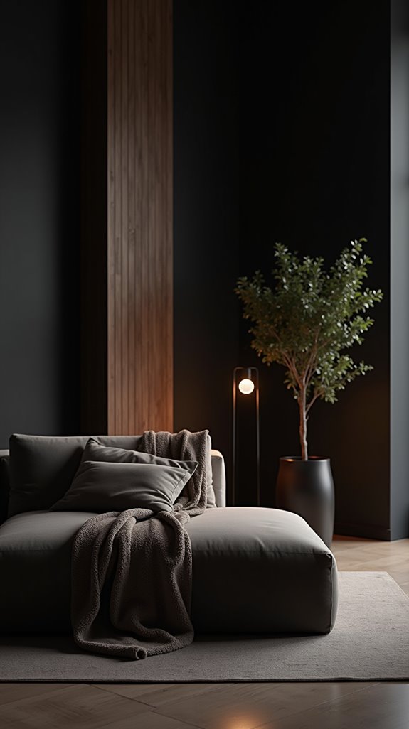 inviting minimalist living room