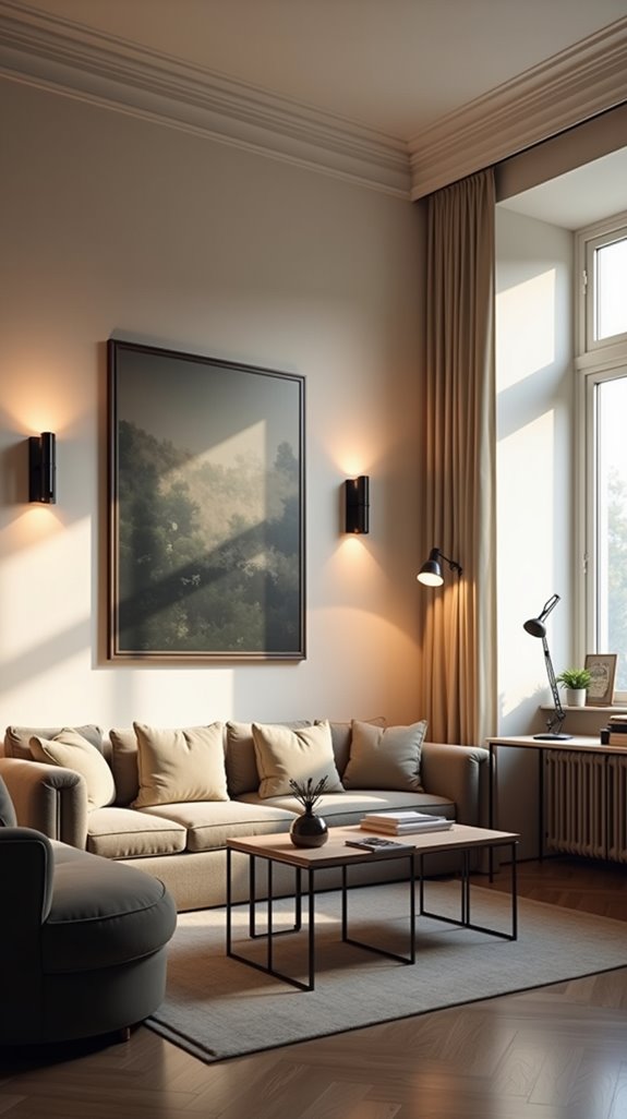 layered lighting enhances functionality