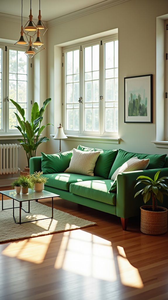 layered lighting for sofas