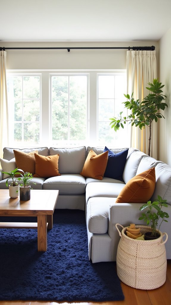 layered textures create warmth