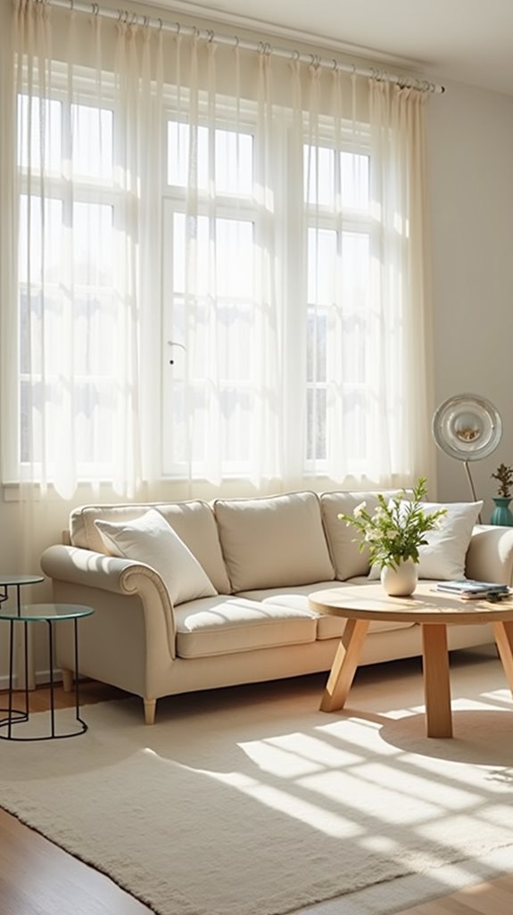 light colors create spaciousness