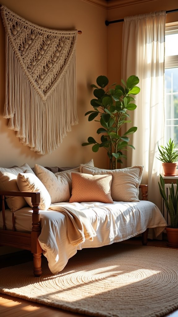 macram decor for cozy vibe