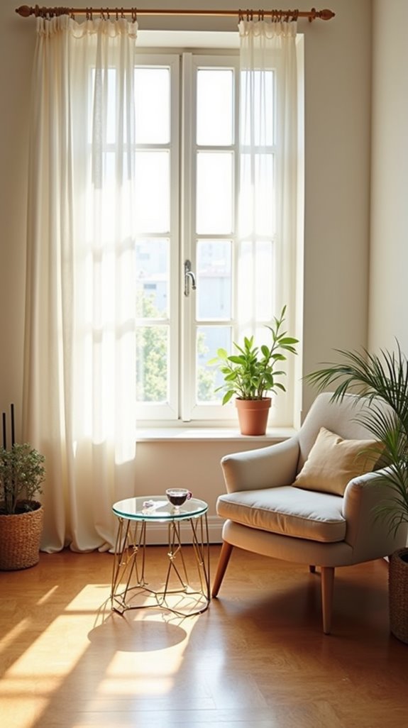 maximize light with sheers