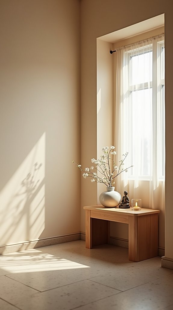 minimalism enhances spiritual tranquility