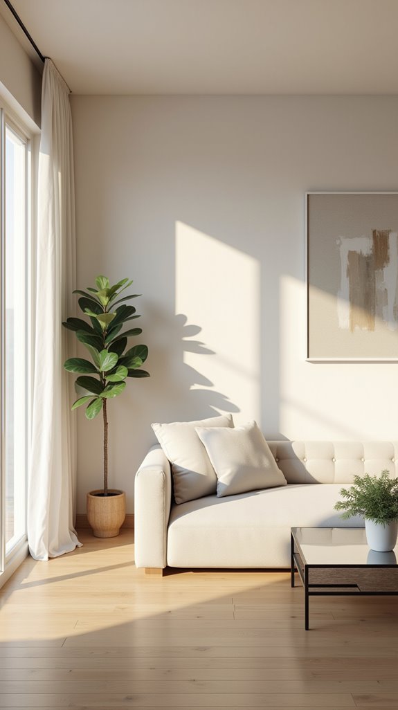 minimalist art creates tranquility