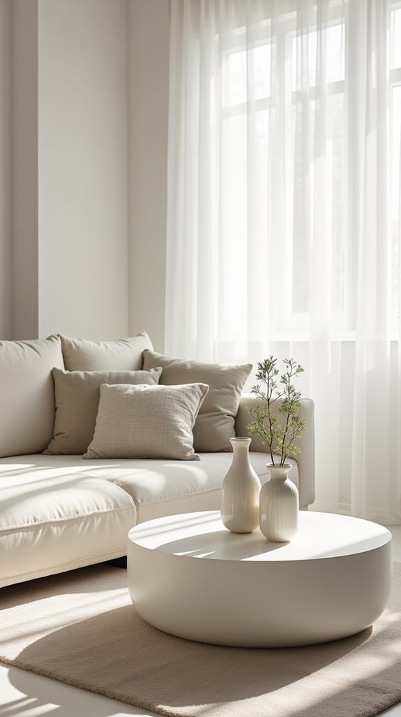 minimalist coffee table decor