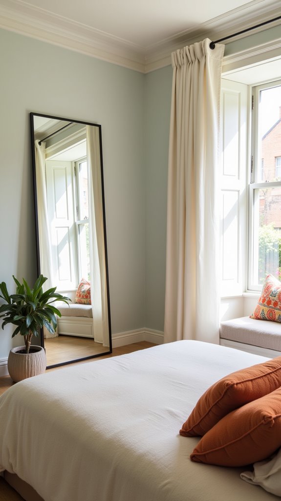 mirrors enhance space and light